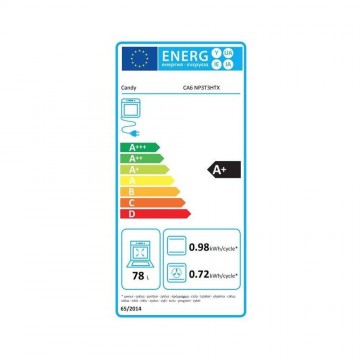 Candy CA6NP3T3HTX Φούρνος άνω Πάγκου 78lt Π59.5εκ. Inox